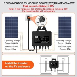 Balkonkraftwerk RC-820-WiFi + 2x Full Black Module 800 Watt