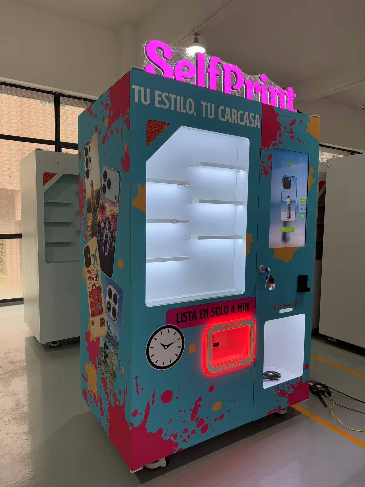 Vollautomatischer UV-Handyhüllen-Druckautomat – Smart Retail Verkaufsautomat mit EPSON F1080 Druckkopf & KI-Funktion – Bild 3