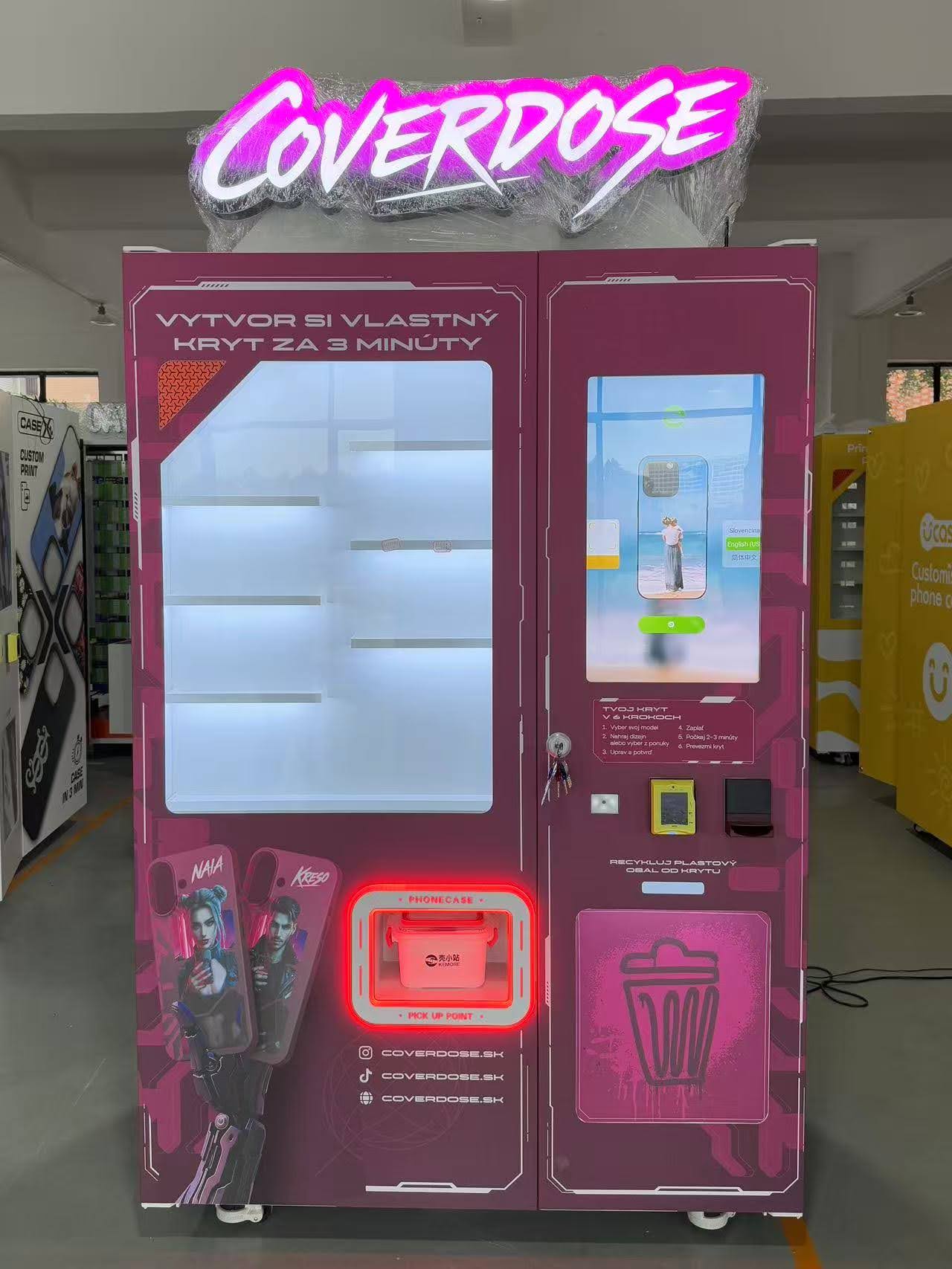 Vollautomatischer UV-Handyhüllen-Druckautomat – Smart Retail Verkaufsautomat mit EPSON F1080 Druckkopf & KI-Funktion – Bild 7