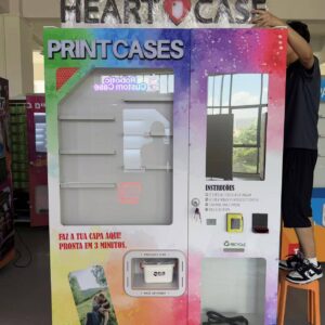 Vollautomatischer UV-Handyhüllen-Druckautomat – Smart Retail Verkaufsautomat mit EPSON F1080 Druckkopf & KI-Funktion